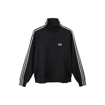 Y 3 3 Stripes Logo Zipped Jacket