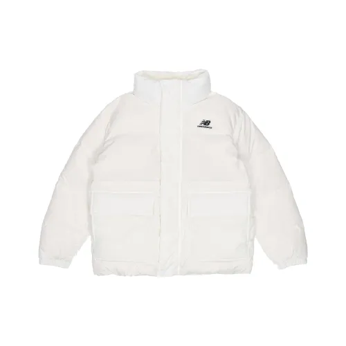 New Balance Down Jackets Unisex Ivory White
