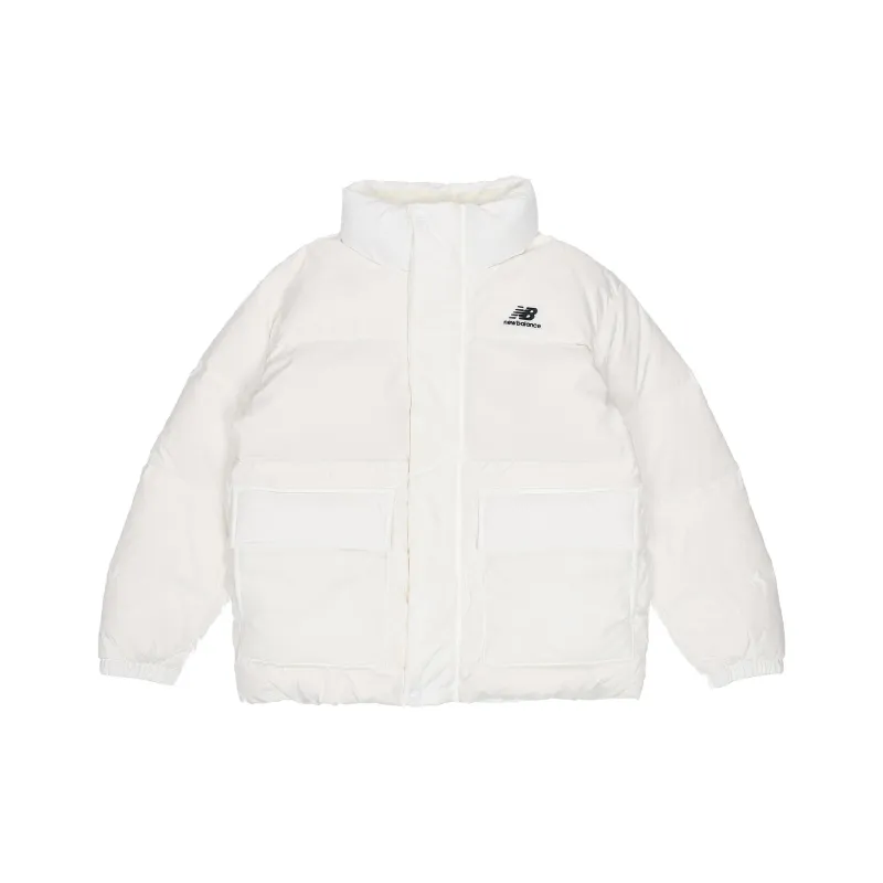 New Balance Down Jackets Unisex Ivory White-0