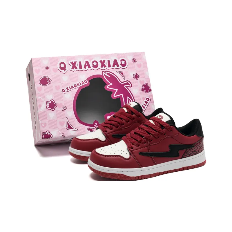 Circle Small Coverage Abrasion Resistant Lightweight Low Top Skateboard Shoes Unisex-21