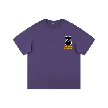 ZRZV T Shirts Unisex Purple