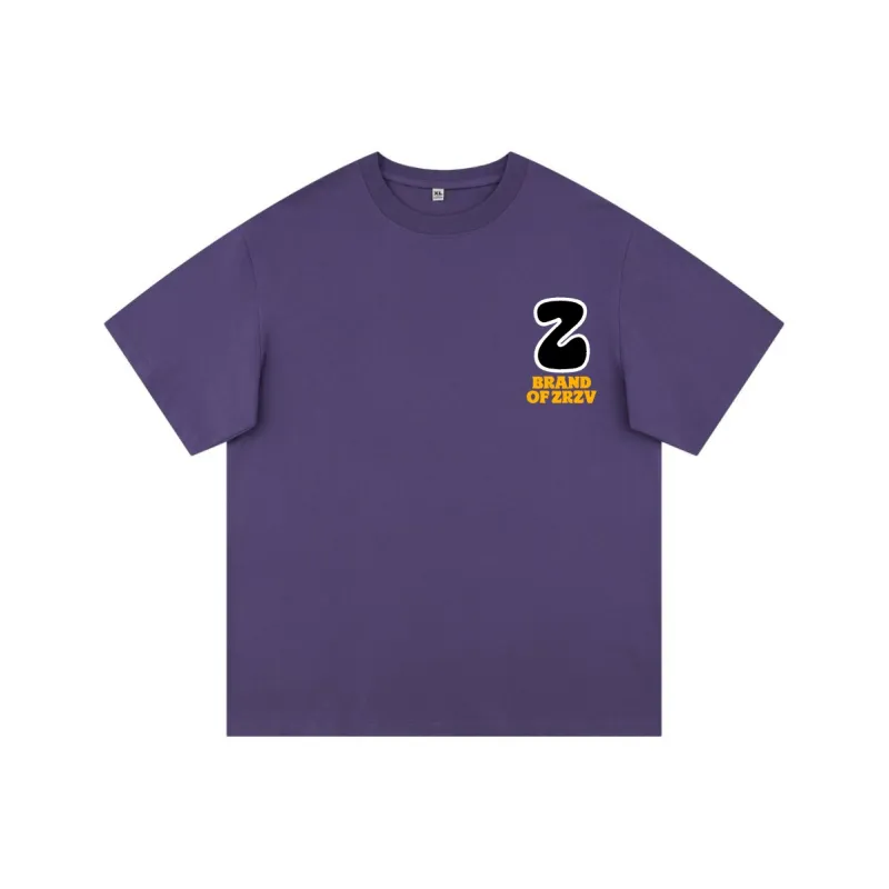ZRZV T Shirts Unisex Purple-0