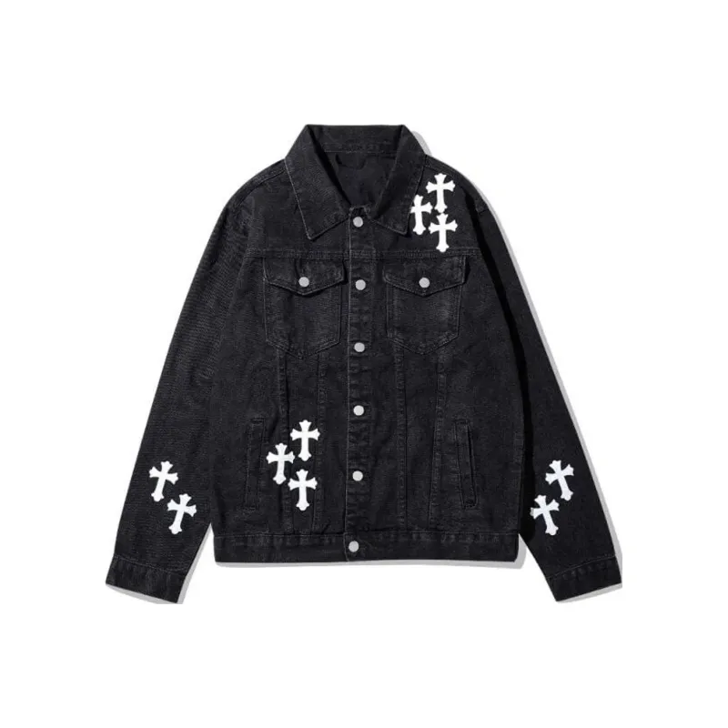 Chrome Hearts SS23 Denim Jacket Men's Black-0