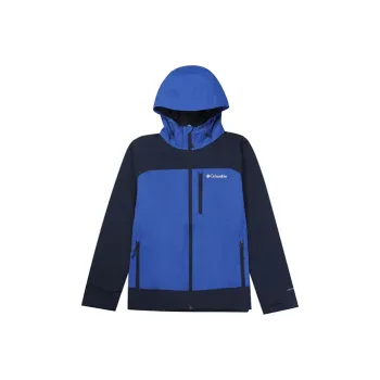 Columbia Water-Resistant And Rainproof Windbreaker Jacket Men's Blue Black Multicolor