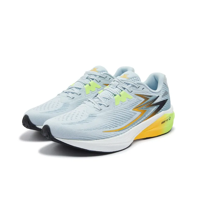 361° Flying Flame Team Anti Slip Wear Resistant Low Top Running Shoes Men's Glass Blue-2