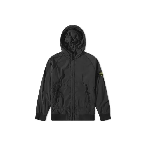 STONE ISLAND Jackets Men Black