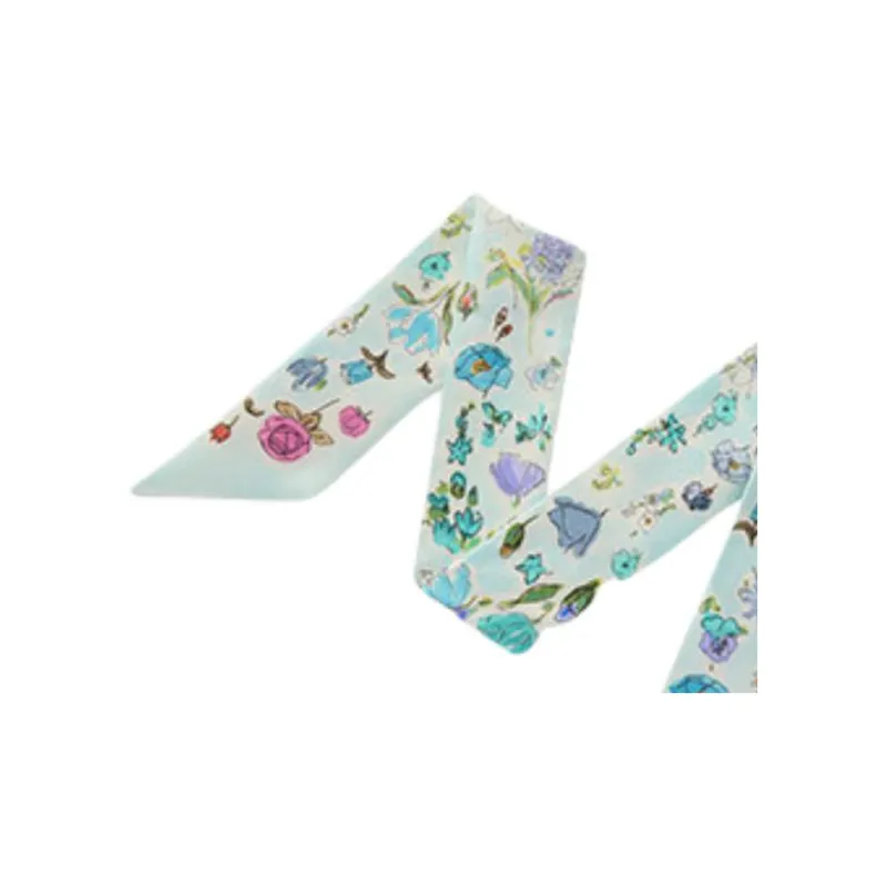 Furla Mulberry Silk, Silk Scarves Women's Green-1
