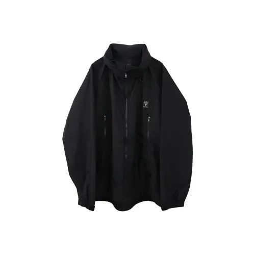 South2 West8 블랙 남녀공용 자켓