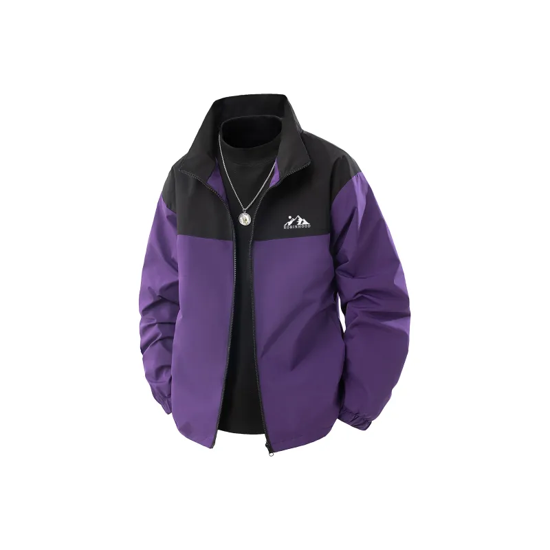 ROBINHOOD Water-Resistant Windproof Breathable Warm Water-Repellent Windbreaker Jacket Unisex-9