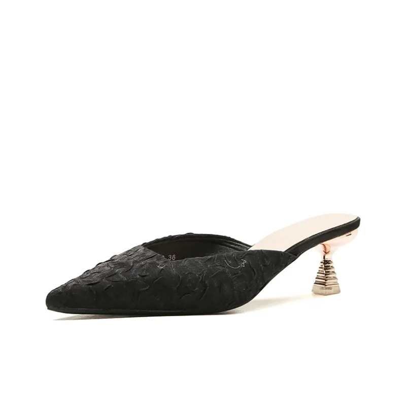 MCKP Rubber Sole Slip Resistant Closed Toe Slippers Women's-10