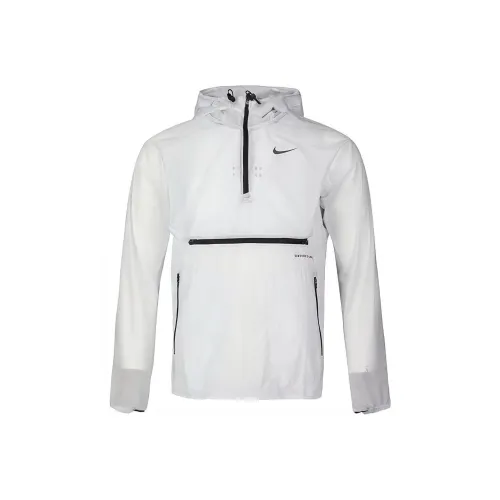 Nike Windproof Windbreaker Jacket Men's White