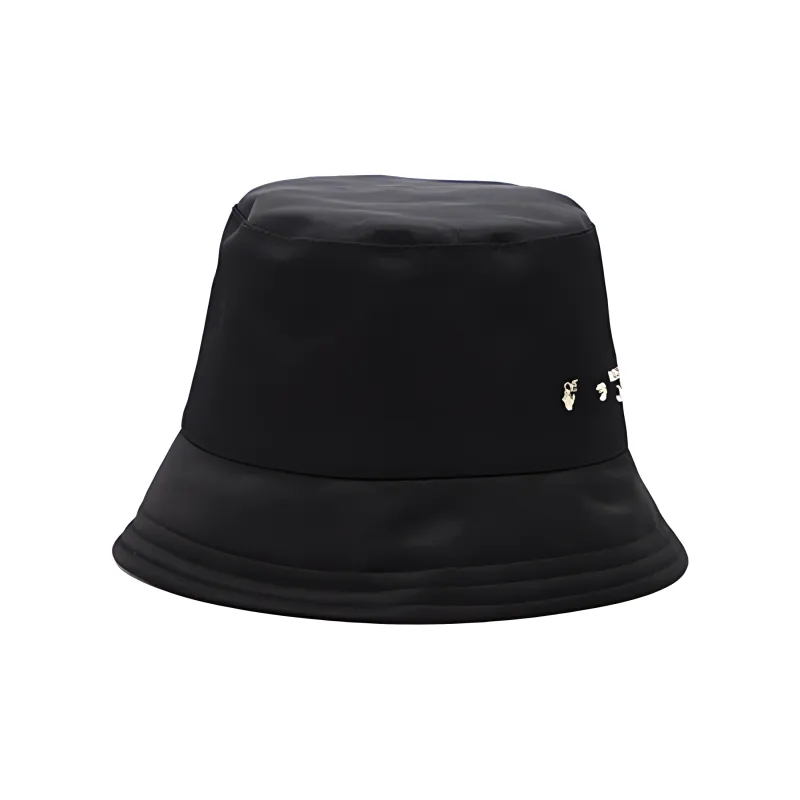 OFF WHITE Bucket Hats Unisex Black-1