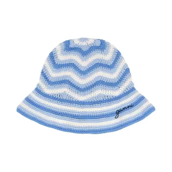 GANNI Organic cotton Crochet Bucket Hat