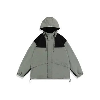 STANAIR Embroidery Sports Waterproof Windproof Hooded Jacket Unisex