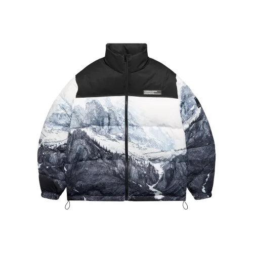 HARSH AND CRUEL Down jacket Rosa Unisex Black