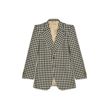 GUCCI Business Suits Men Black/White