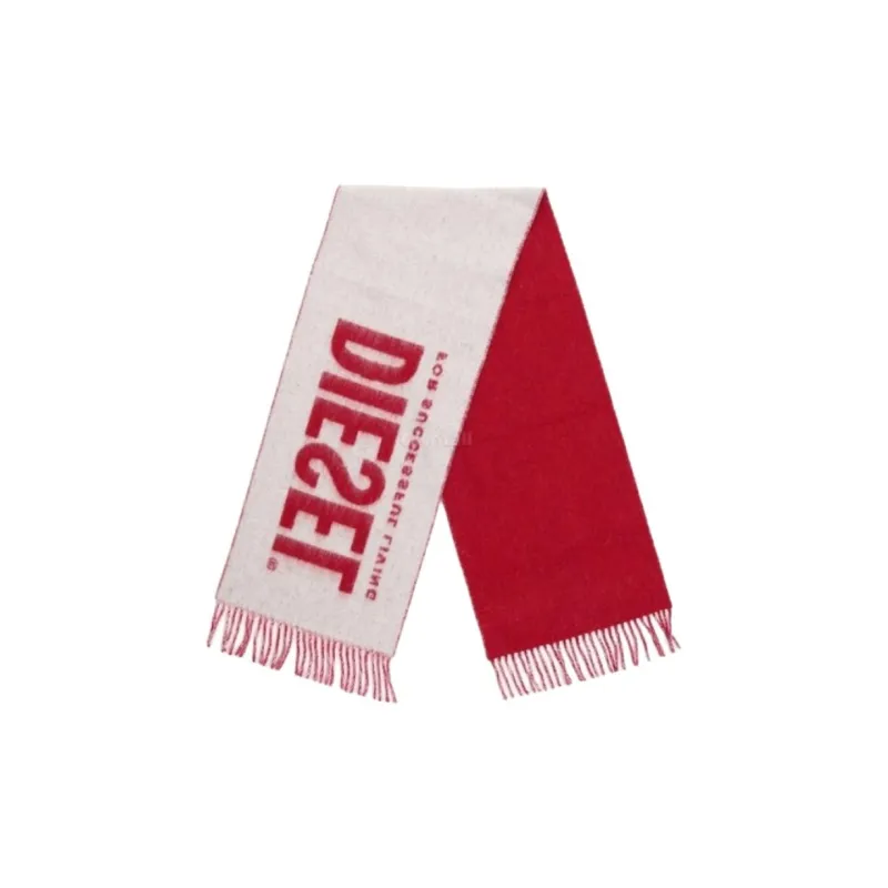 DIESEL Wool, Nylon, Polyester, Alpaca, Acrylic Knit Scarves Women's Red-0