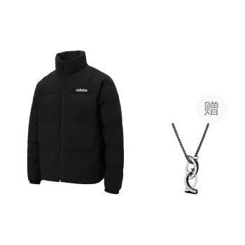 Adidas Down Jacket Unisex Black Comes With Necklace