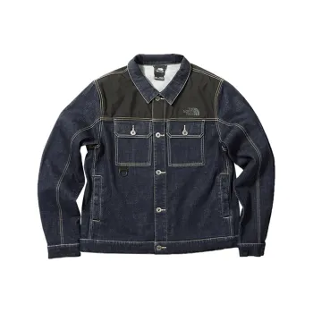 THE NORTH FACE Denim Jackets Men Dark Blue