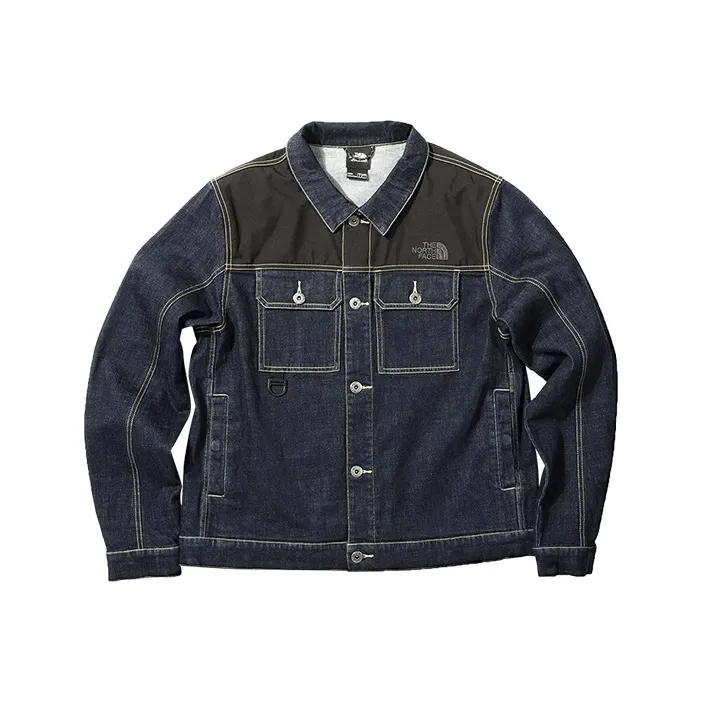THE NORTH FACE Denim Jackets Men Dark Blue-0