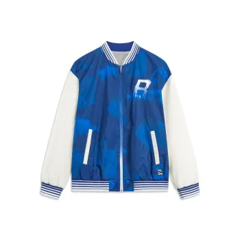 LiNing Badfive Jacket Men's Shadow Purple Blue All Over Print