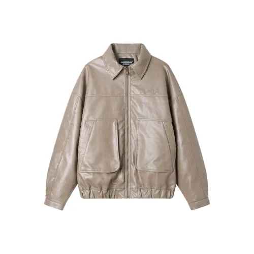 DANGEROUSPEOPLE Puffer Jacket Unisex Camel