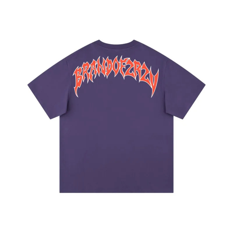 ZRZV T Shirts Unisex Purple-1