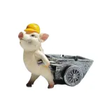 Shopping Cart-White[Length Approx. 16cm, Width Approx. 7.5cm, Height Approx. 13cm]