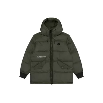 Aape Logo print Quilted Down Jacket