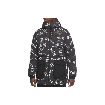 Jordan PSG Paris Saint Germain Down Jacket Paris Saint Germain Men's Black