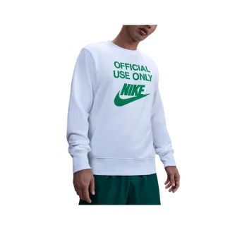 Nike Club Sweatshirt Men's White/Stadium Green Color