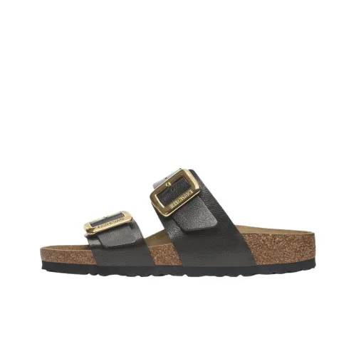 Birkenstock Abrasion Resistant Slide Slippers Women's Black Regular Loose Fit