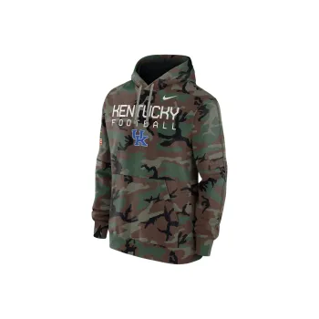 Nike Kentucky Wildcats Military Appreciation Club Men's Nike College Pullover Hoodie