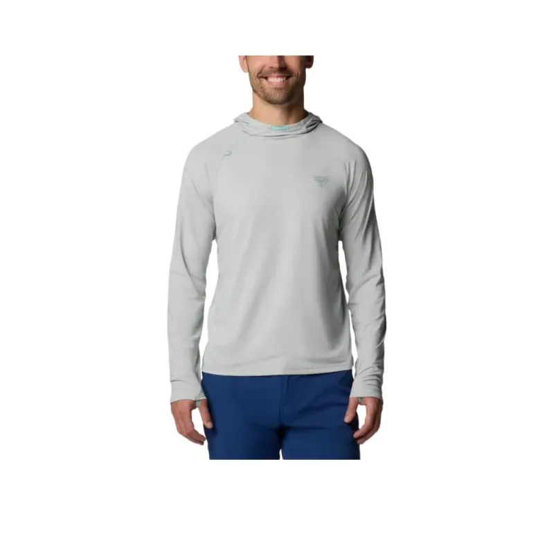 Columbia Wild Cast Omni-Shade Omni-Freeze Omni-Wick Sweatshirt Men's Gray-0