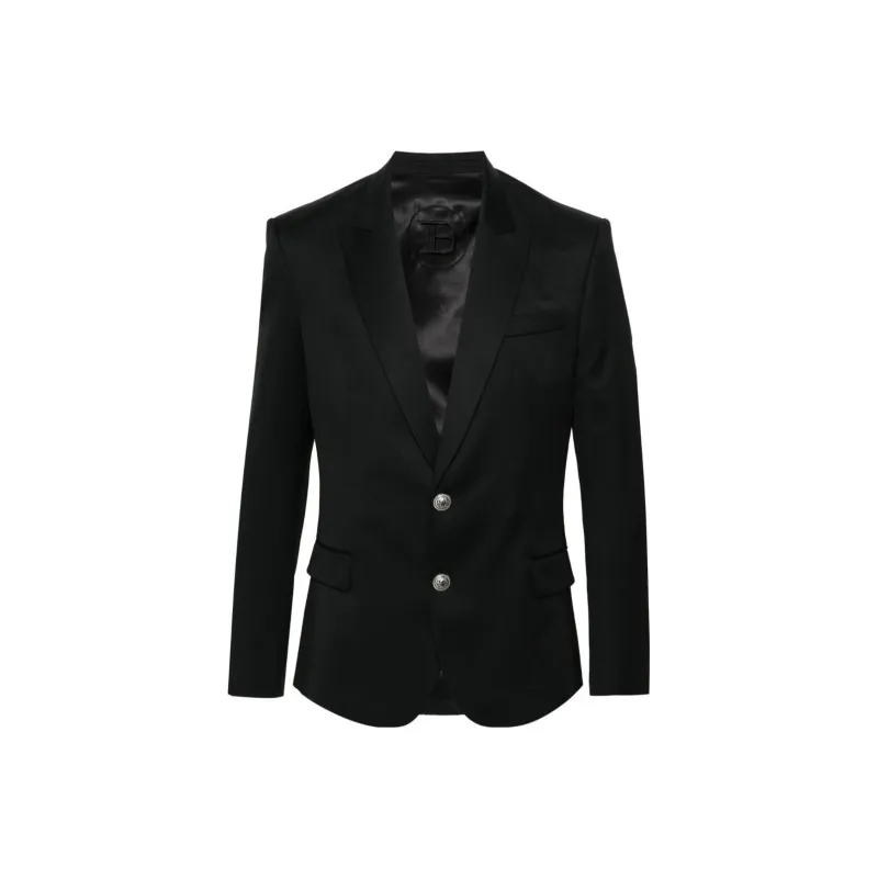 BALMAIN Single Breasted Tailored Blazer-0