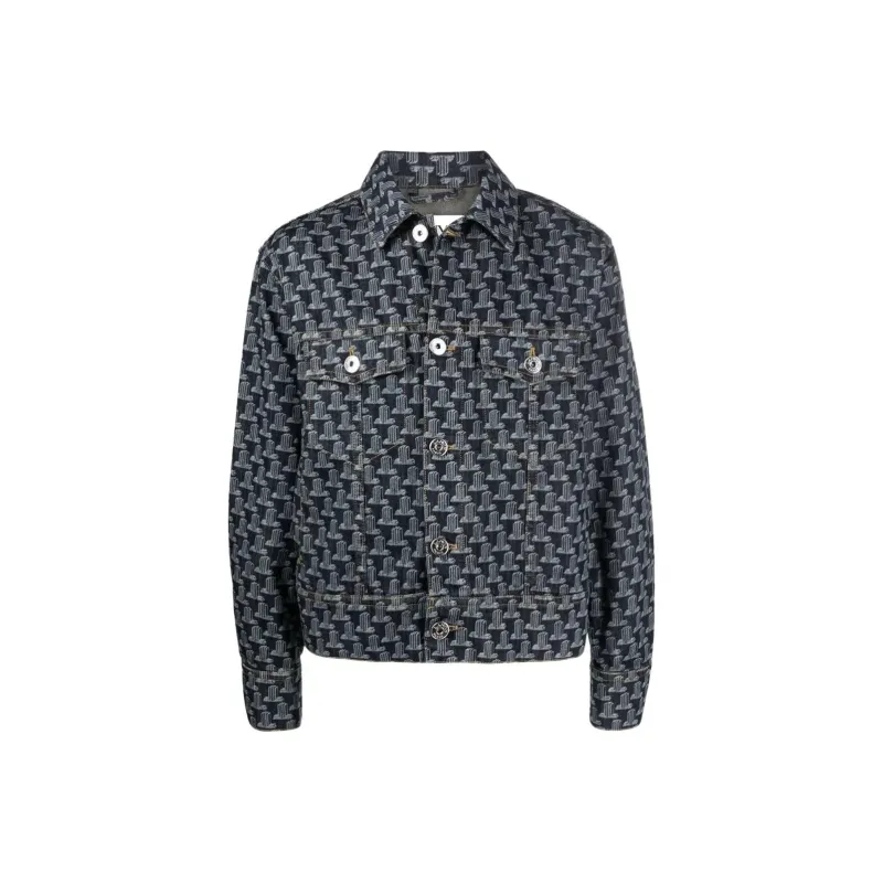 Lanvin SS22 Denim Jacket Men's Blue-0