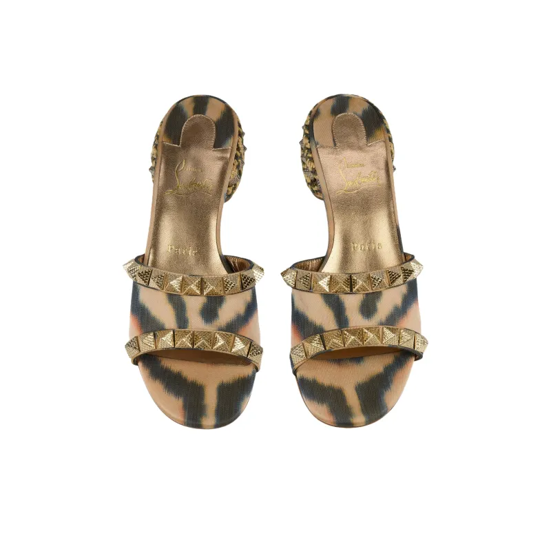 CL LUBOTING Slide Slippers Women's Beige-4