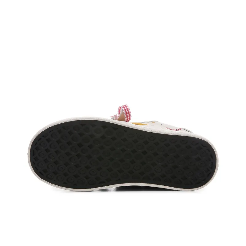 Lovely You Wear resistant And Lightweight Low Top Skateboard Shoes Women's Red Yellow-5