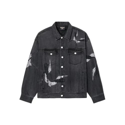 Boy London SS22 Denim Jacket Unisex Black