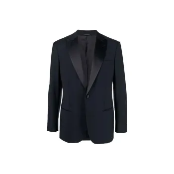 GIORGIO ARMANI Pure Wool Half canvassed Slim fit Tuxedo From The Icon Soho Line