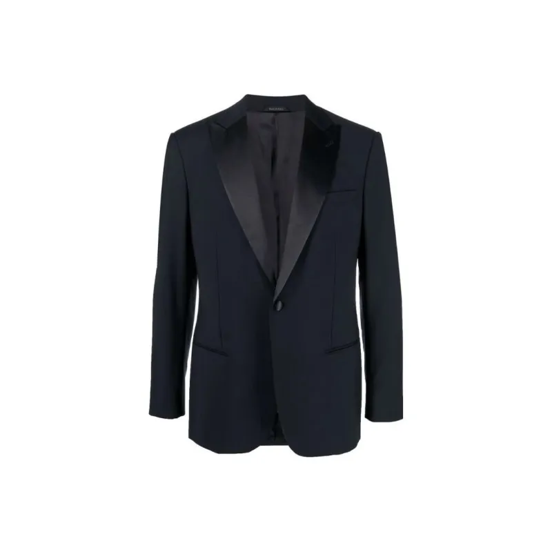 GIORGIO ARMANI Pure Wool Half canvassed Slim fit Tuxedo From The Icon Soho Line-0