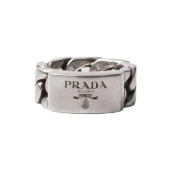 PRADA 925 Sterling Silver Rings Unisex Silver