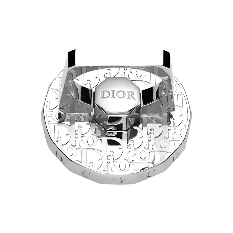 DIOR Brass Phone Accessories Unisex Silver-0