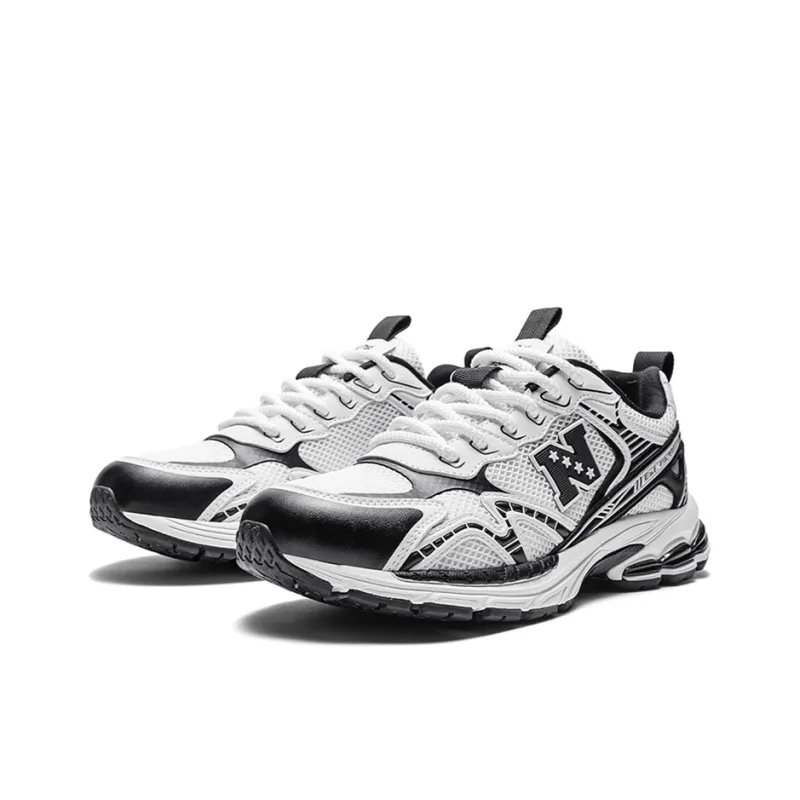 NFL Runner Low Top Casual City Commute Running Shoes Unisex White Black-2