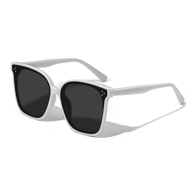LASHION TR/Memory Plastic Plate Frame Square Sunglasses Unisex-4