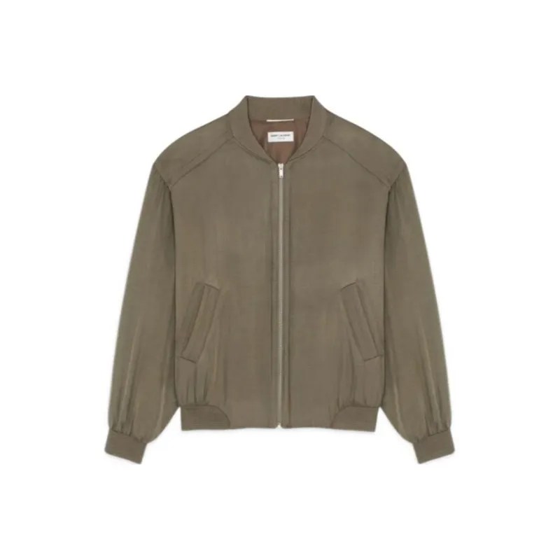 SAINT LAURENT Teddy Bomber Jacket-0