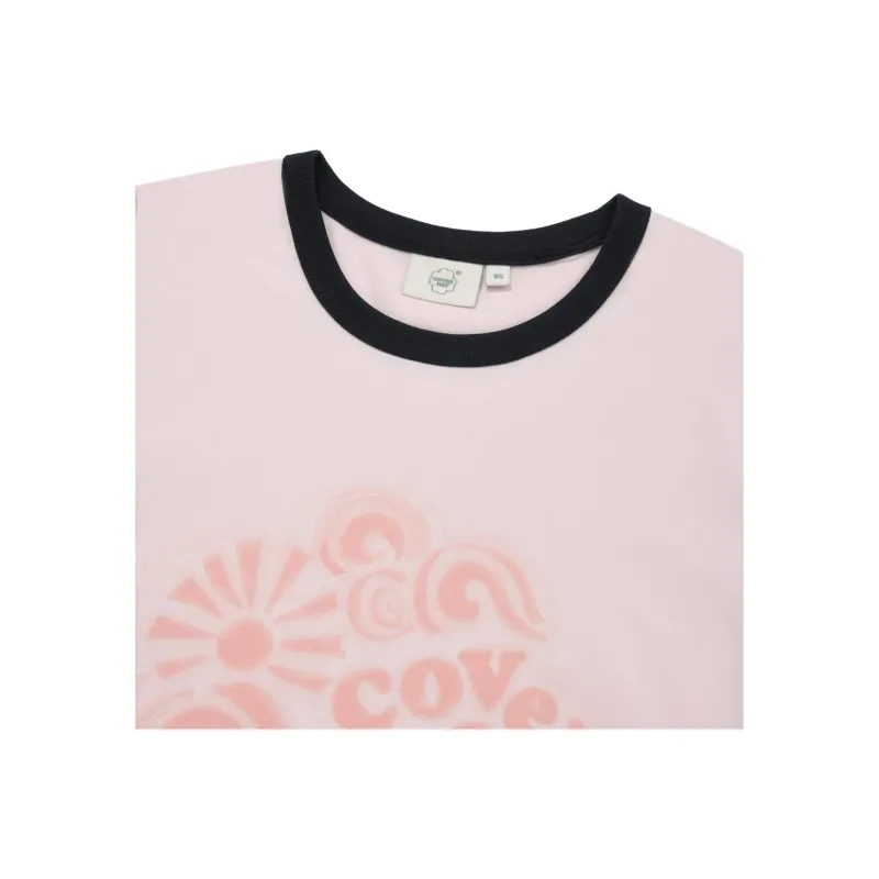 COVERNAT SS24 Regular T Shirt Women's Light Pink-3