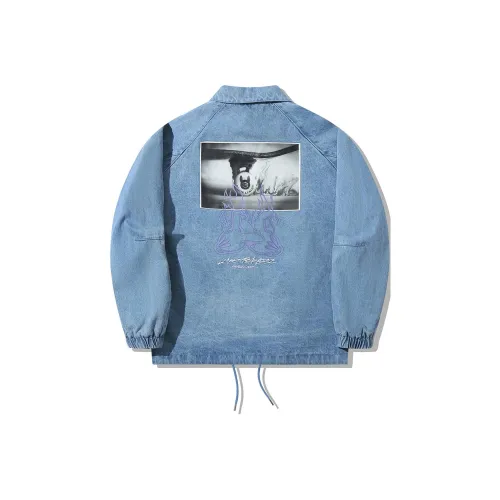 LiNing Denim Jacket Men's Light Blue Denim