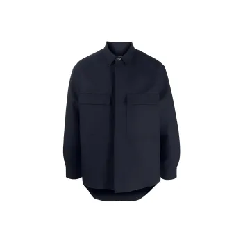GIORGIO ARMANI Cotton Shirt Jacket