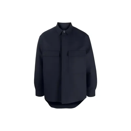 GIORGIO ARMANI Cotton Shirt Jacket